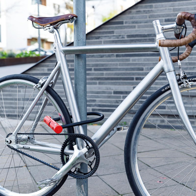 أباس ABUS Ultimate 420 U-Lock + USH Bracket - قفل الدراجة مع تكبل دائري ودعامة - مستوى الأمان ABUS 12-140 مم ارتفاع القيد، أسود - Image 3